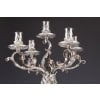 ORFEVRE MERITE – Pair of solid silver candelabra XIXand 50