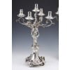 ORFEVRE MERITE – Pair of solid silver candelabra XIXand 68