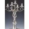 ORFEVRE MERITE – Pair of solid silver candelabra XIXand 70