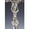 ORFEVRE MERITE – Pair of solid silver candelabra XIXand 72