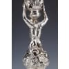 ORFEVRE MERITE – Pair of solid silver candelabra XIXand 73