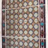 Geometric pattern stained glass window, fine XIXe, early 22th century XNUMX