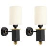 1940 Pair of bronze sconces by Marcel Guillemard 8
