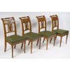 Beautiful Set of 8 Directoire Style Chairs. End XIXth Century. 20