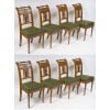 Beautiful Set of 8 Directoire Style Chairs. End XIXth Century. 12