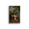 Oil on canvas depicting a harvest. XVIIIth century. LS55511709 9