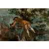 Oil on canvas depicting a harvest. XVIIIth century. LS55511709 13