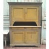 2-part country sideboard, or credenza, yellow pitchepine, XIXth 15