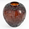 René Lalique – Vase » Perruches  » Teinté Ambre 10