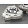 BOIN TABURET – THREE-PART CENTERPIECE IN FINE SOLID SILVER XIXand 50
