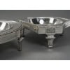 BOIN TABURET – THREE-PART CENTERPIECE IN FINE SOLID SILVER XIXand 41