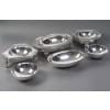 BOIN TABURET – THREE-PART CENTERPIECE IN FINE SOLID SILVER XIXand 38
