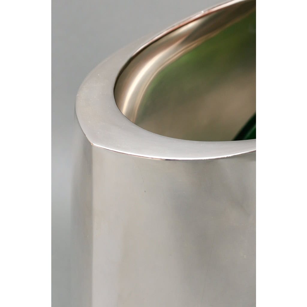 ORFEVRE DE VECCHI – Solid silver vase/cooler, Italian design, 1970 4