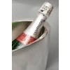ORFEVRE DE VECCHI – Solid silver vase/cooler, Italian design, 1970 21