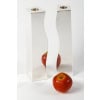 D. GARRIDO – Pair of solid silver candlesticks, constructivism, 29th century XNUMX
