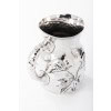 Goldsmith JE CALDWELL – Hammered solid silver pitcher 38th century XNUMX
