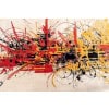 Handwoven tapestry inspired by Georges Mathieu. Year 2023. LS58055509E 18