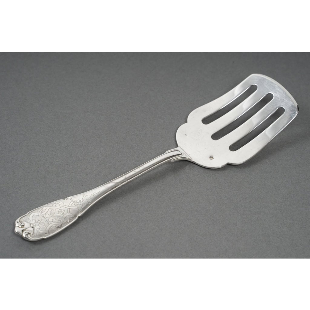 JEAN PUIFORCAT – Fish shovel in solid silver Model ELYSEE 4th century XNUMX
