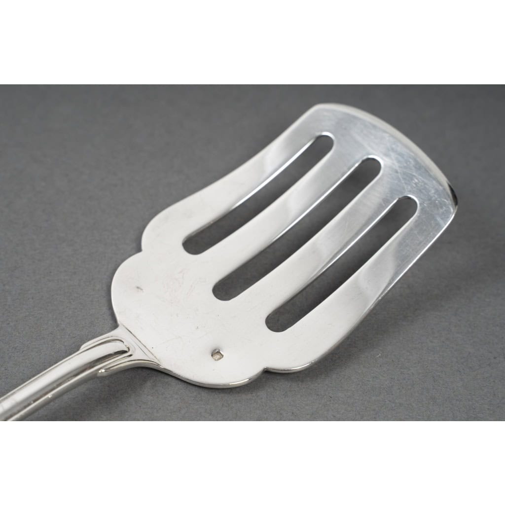 JEAN PUIFORCAT – Fish shovel in solid silver Model ELYSEE 5th century XNUMX