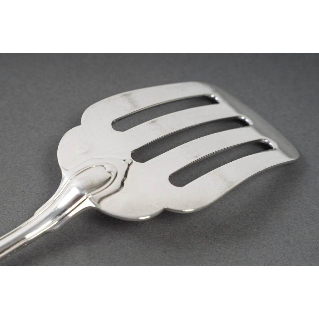 JEAN PUIFORCAT – Fish shovel in solid silver Model ELYSEE 8th century XNUMX