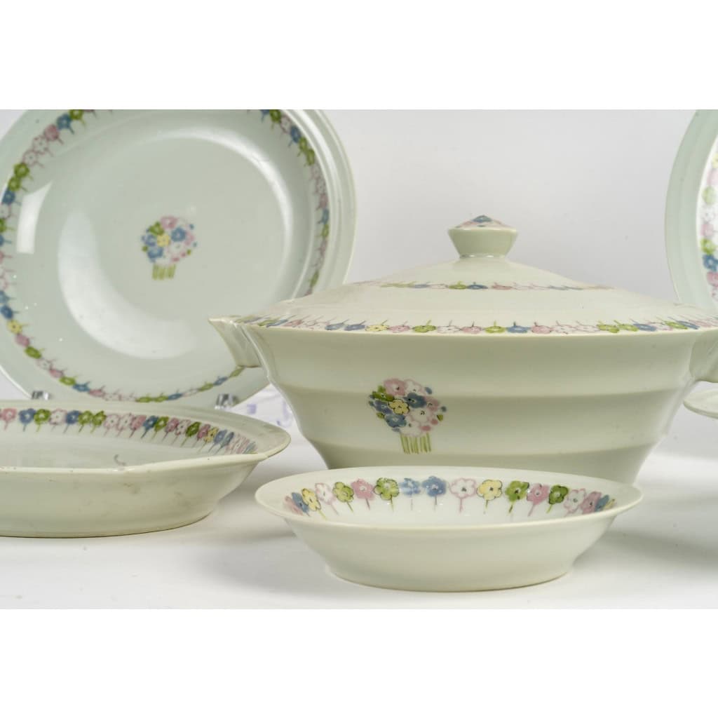 Suzanne Lalique Et Haviland – Nicole Celadon Porcelain Service – 35 pieces 6