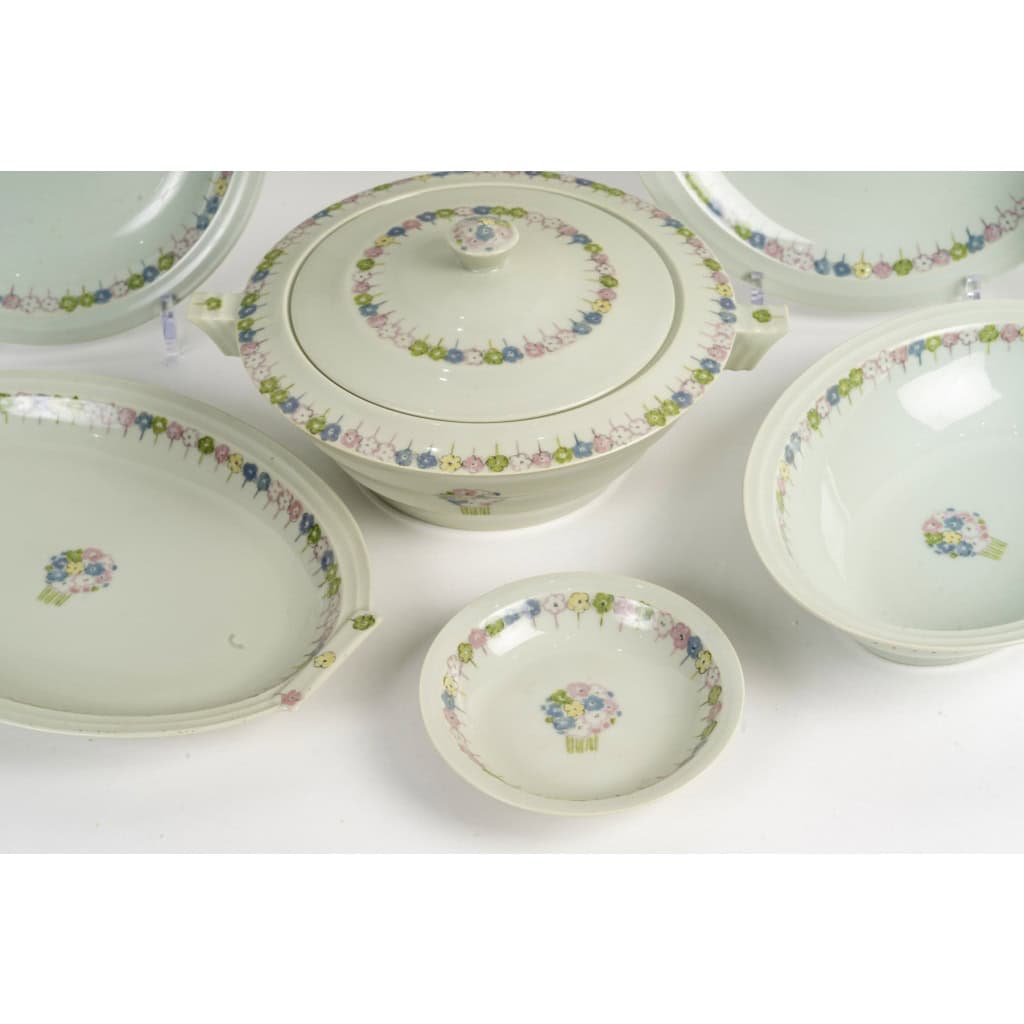 Suzanne Lalique Et Haviland – Nicole Celadon Porcelain Service – 35 pieces 8
