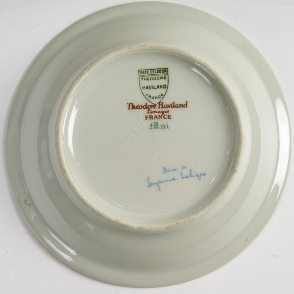 Suzanne Lalique Et Haviland – Nicole Celadon Porcelain Service – 35 pieces 10