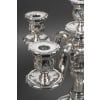 Goldsmith TETARD – Pair of 5-light candelabra in solid silver 24th century XNUMX