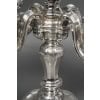 Goldsmith TETARD – Pair of 5-light candelabra in solid silver 30th century XNUMX