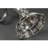 Goldsmith TETARD – Pair of 5-light candelabra in solid silver 33th century XNUMX