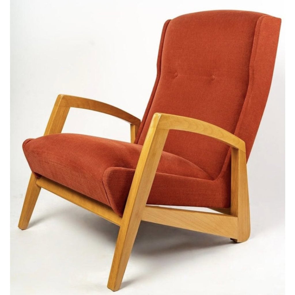 1950 Paire de Fauteuils Modèle FS144 par Jean René Caillette Editions Steiner 8