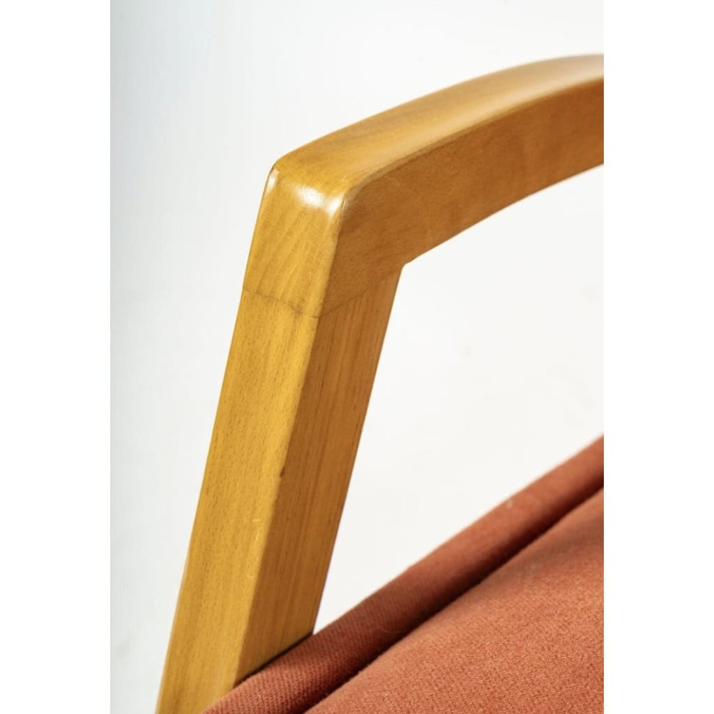 1950 Paire de Fauteuils Modèle FS144 par Jean René Caillette Editions Steiner 6