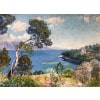 JAMET Henri Le Cap Ferrat en 1927 Huile sur toile signée et datée 1927 certificat d’authenticité 12