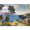 JAMET Henri Le Cap Ferrat en 1927 Huile sur toile signée et datée 1927 certificat d’authenticité 11