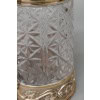 Goldsmith ODIOT - Cut crystal pitcher with vermeil frame XIXand 29