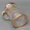 Goldsmith ODIOT - Cut crystal pitcher with vermeil frame XIXand 36