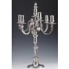 MARRET Frères – Important Pair of Solid Silver Candelabra XIXis 32