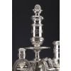 MARRET Frères – Important Pair of Solid Silver Candelabra XIXis 35