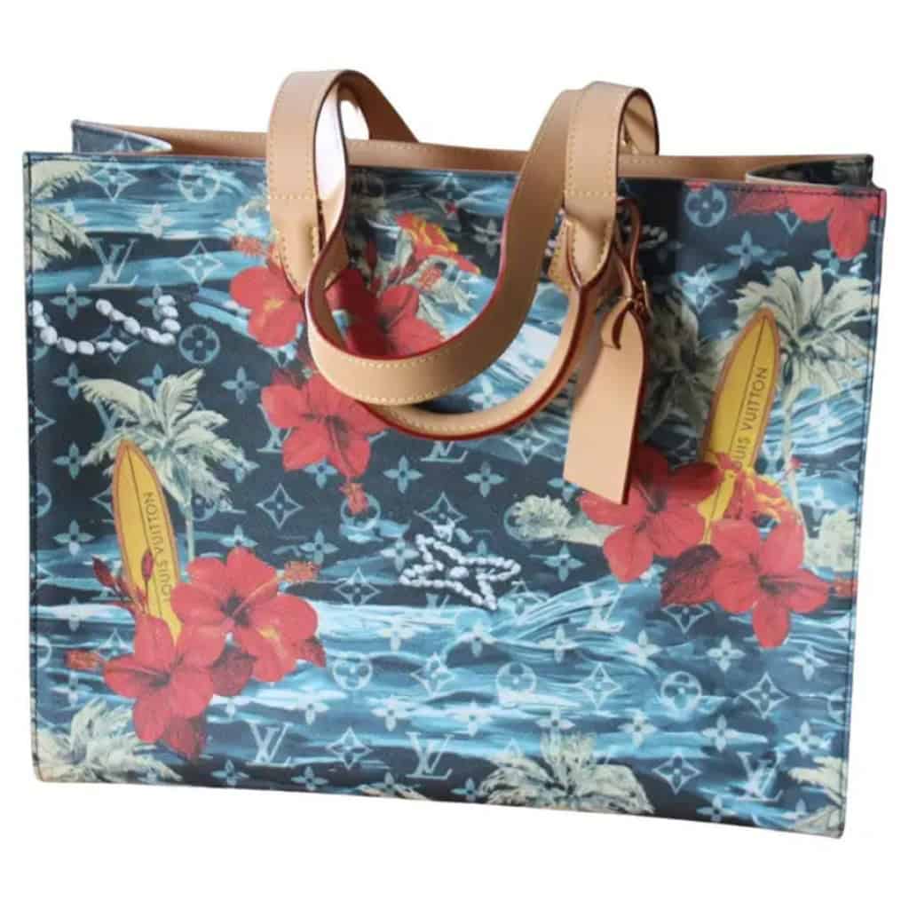 Sac plat Louis Vuitton édition limitée 2024 avec toile Monogram Surfin, neuf 3