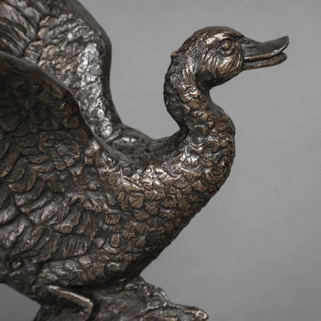 Sculpture – L’ Envol Du Canard , Irénée Félix René Rochard (1906-1984) – Bronze 10