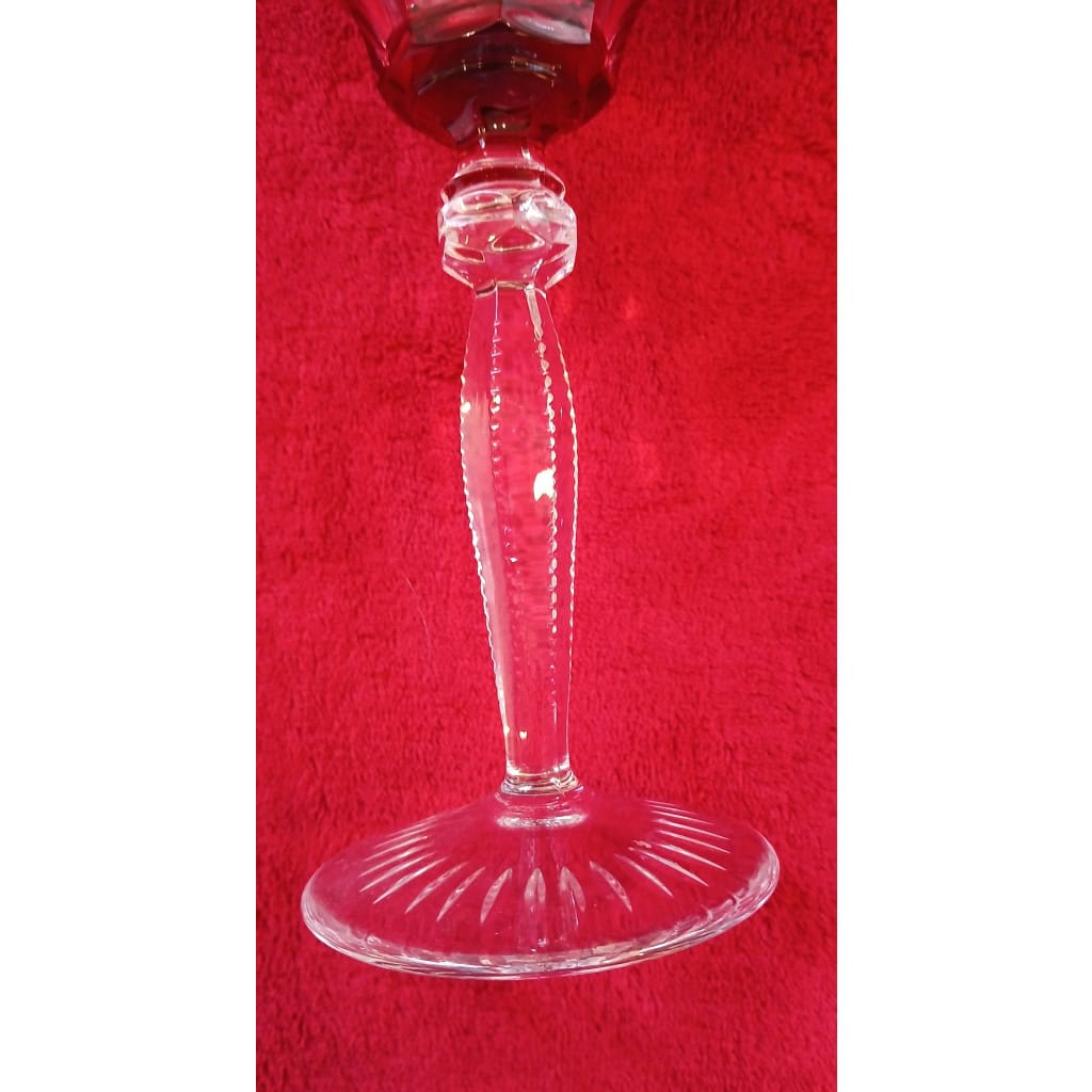 GRANDS VERRES DE COULEUR ROEMER. cristallerie Val Saint Lambert 8