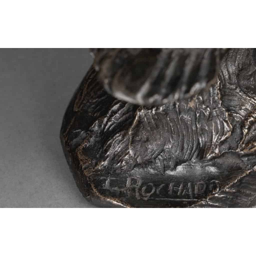 Sculpture – L’ Envol Du Canard , Irénée Félix René Rochard (1906-1984) – Bronze 11
