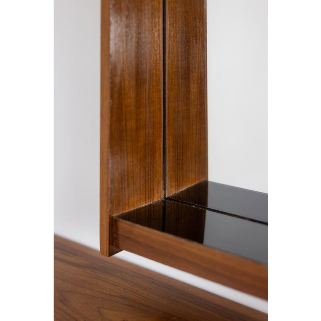 Miroir et sa console en acajou. Années 1970. LS6055507 5
