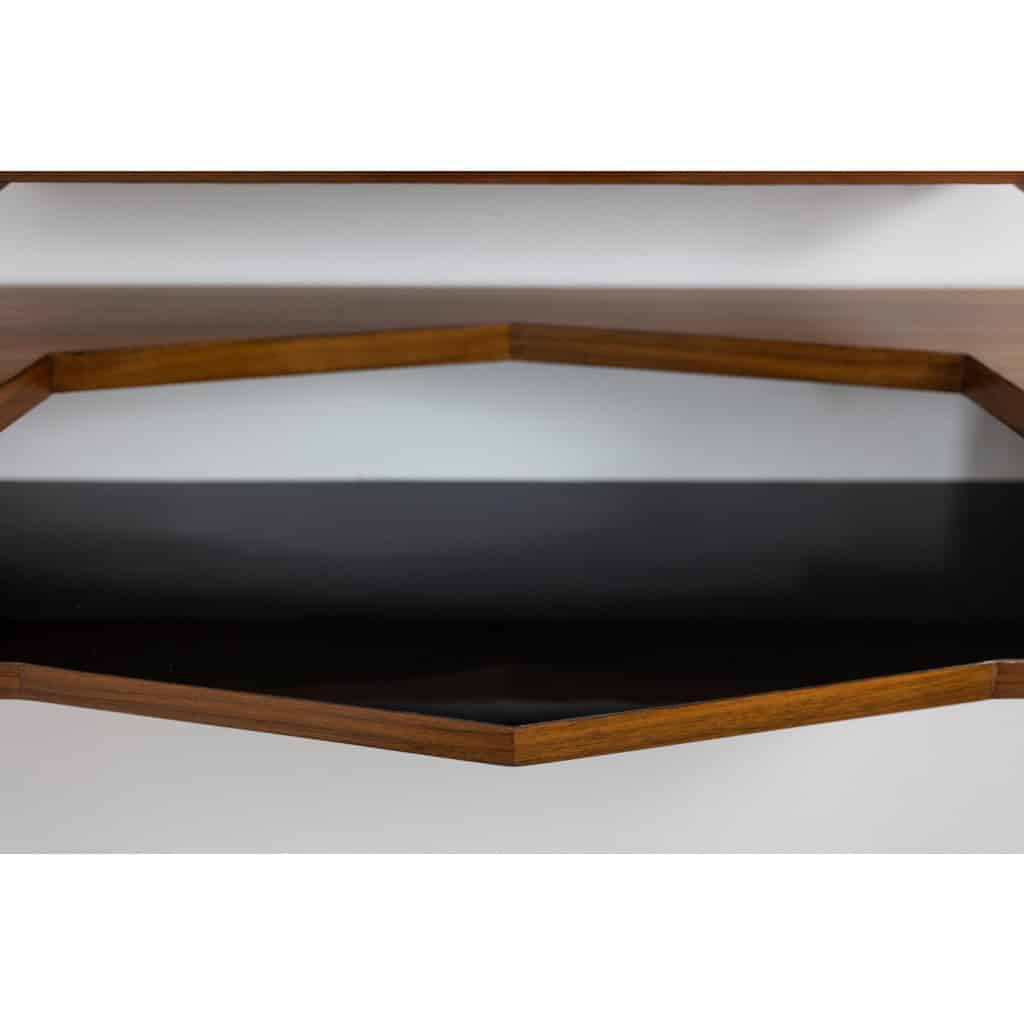 Miroir et sa console en acajou. Années 1970. LS6055507 6