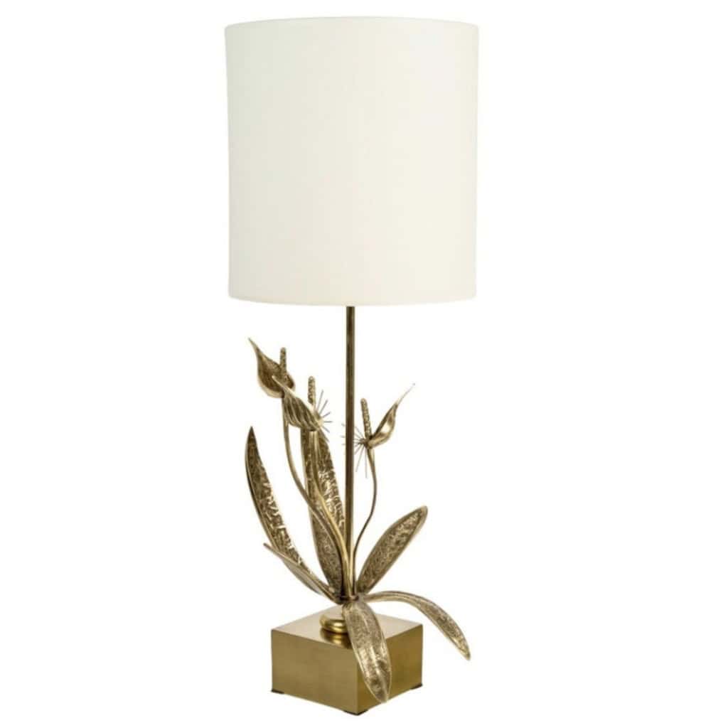 1960 Bronze lamp “Birds of Paradise” Maison Jansen 3