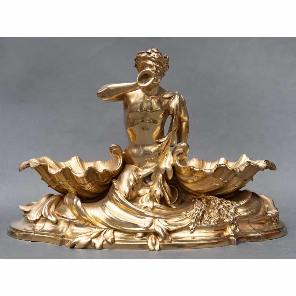 Maison BOUDET – Exceptional Pair of Silver-Gilt Salt Cellars XIXand 4