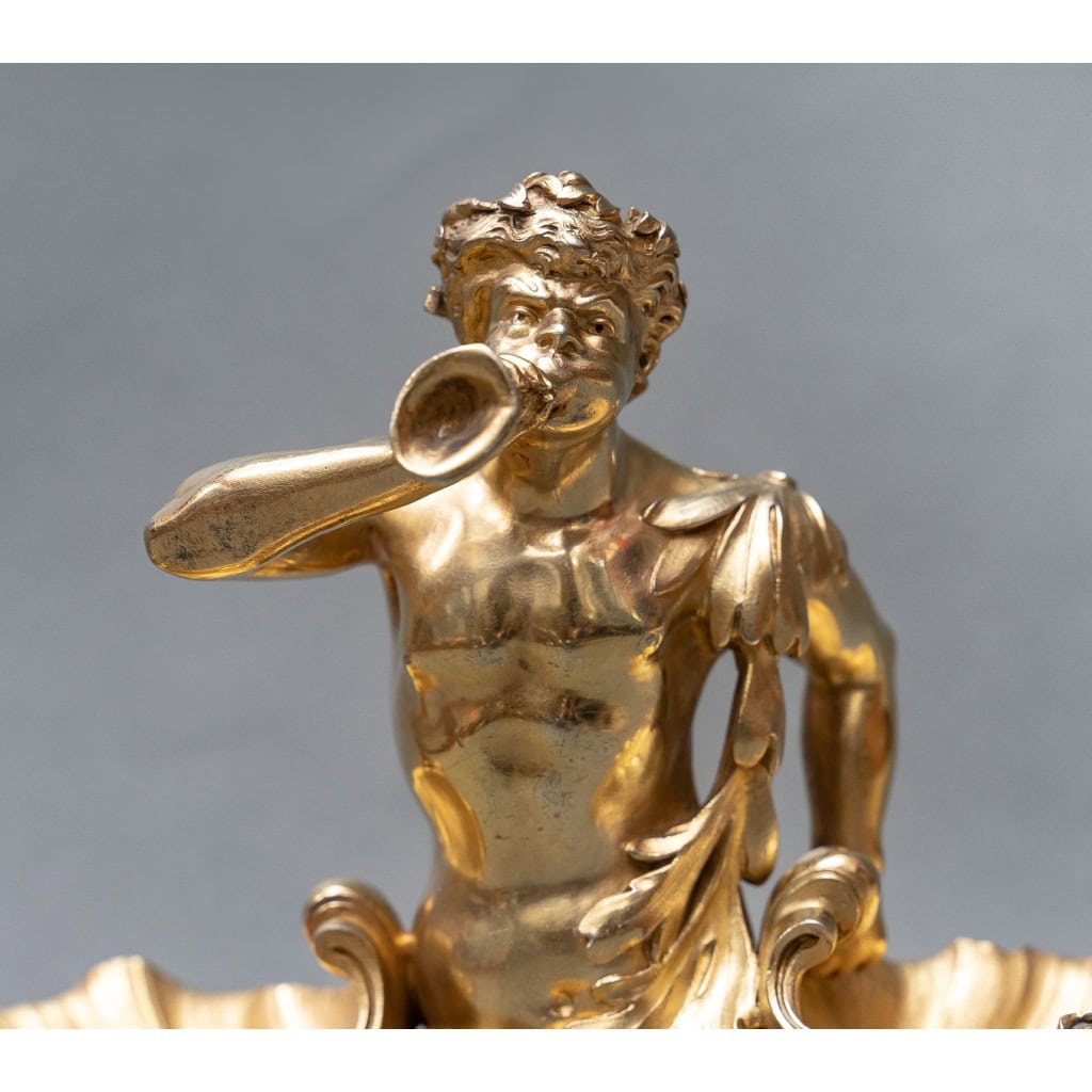 Maison BOUDET – Exceptional Pair of Silver-Gilt Salt Cellars XIXand 6