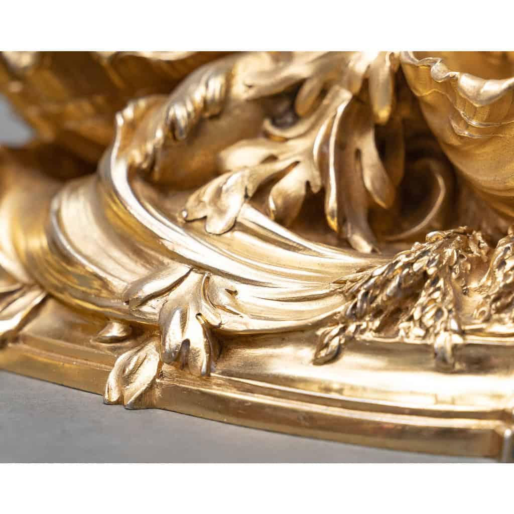 Maison BOUDET – Exceptional Pair of Silver-Gilt Salt Cellars XIXand 9