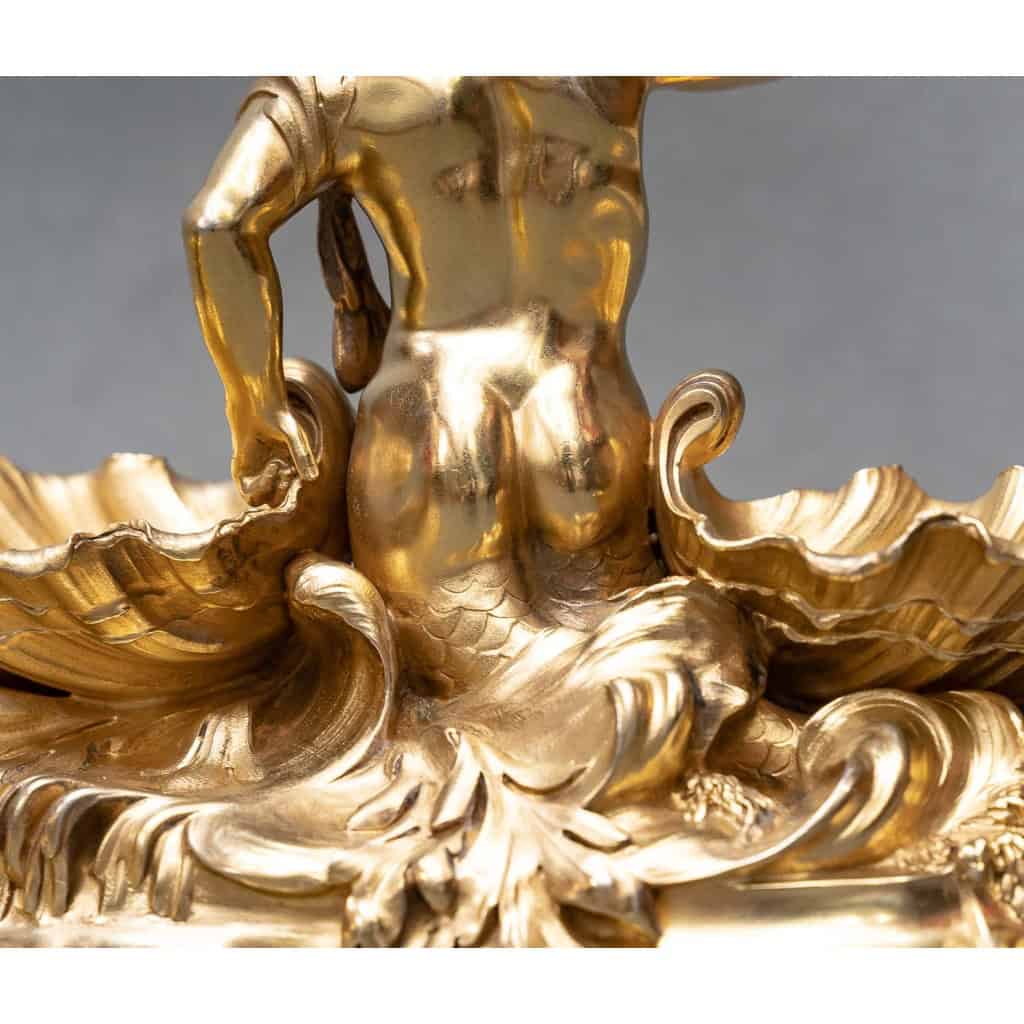 Maison BOUDET – Exceptional Pair of Silver-Gilt Salt Cellars XIXand 17