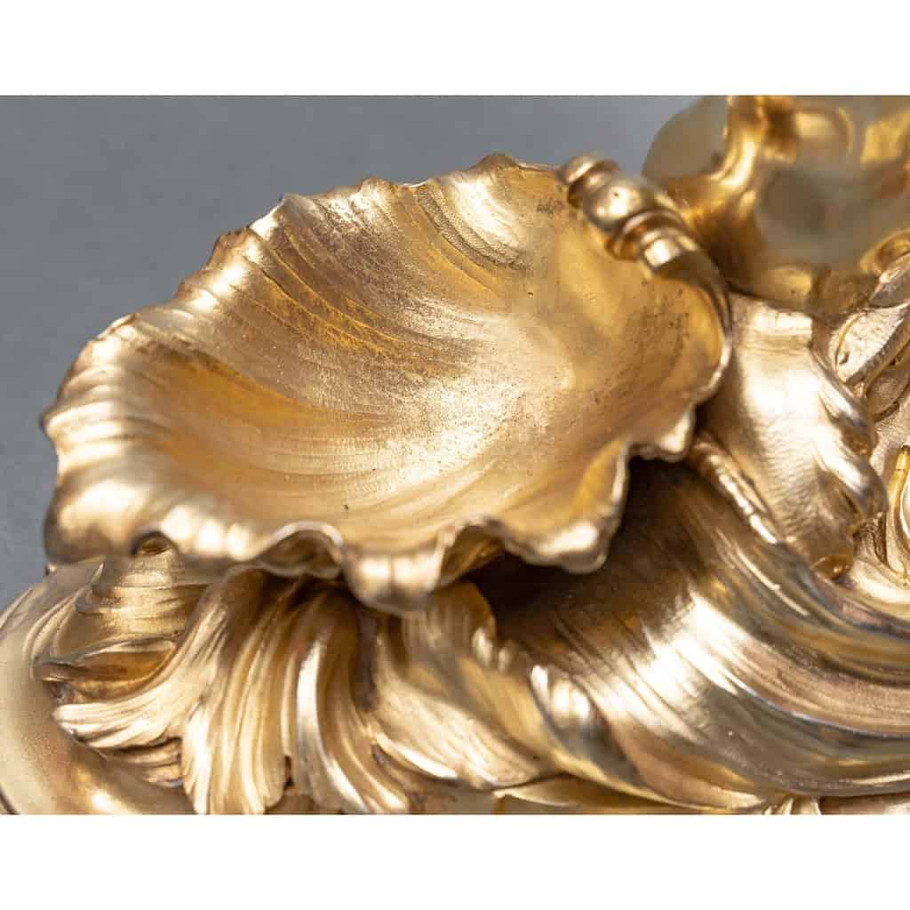 Maison BOUDET – Exceptional Pair of Silver-Gilt Salt Cellars XIXand 19